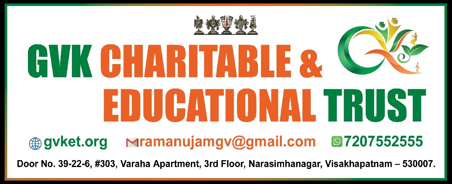 GVK Charitable & Educational Trust Banner